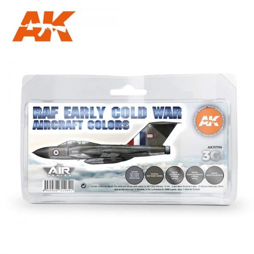 Acrylics 3rd generation Early Cold War RAF Aircraft Colors SET 3G