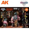 Acrylics 3rd generation Crusher Dware - Wargame starter set - 14 colors & 1 figure