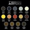 Acrylics 3rd generation Northern Alliance Thegn Wargame starter set - 14 colors & 1 figure