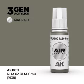 Acrylics 3rd generation RLM 02 RLM-Grau (1938)