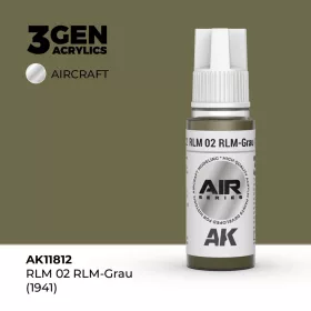 Acrylics 3rd generation RLM 02 RLM-Grau (1941)