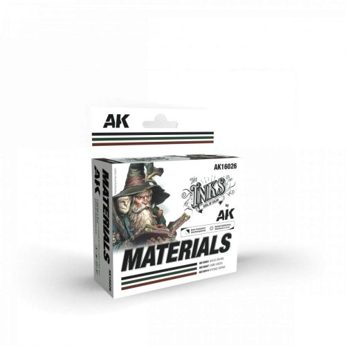 AK-Interactive AK16026 Materials Colors Set