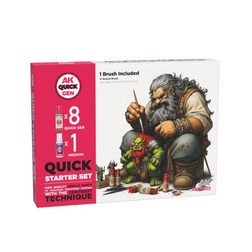 AK-Interactive Quick gen quick starter (quick gen set) (1 brush)