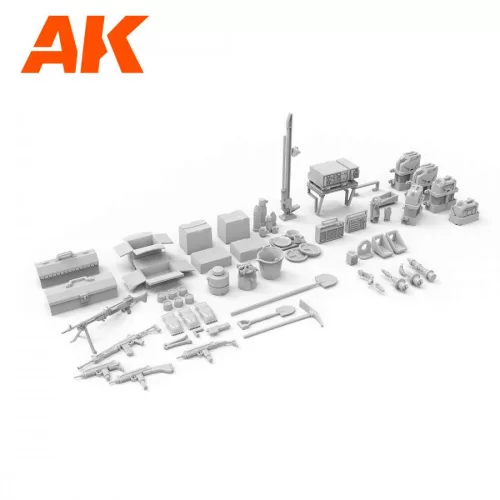 AK-Interactive 1:35 IDF Accessories
