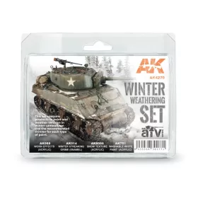 AK Interactive WINTER WEATHERING SET