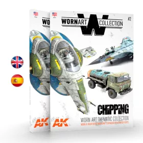 AK Interactive WORN ART COLLECTION #02CHIPPING - Spanish