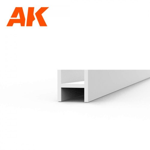 AK-Interactive AK6569 BEAMS H SHAPE 2.5 x 2.5 x 350 mm x 4 units