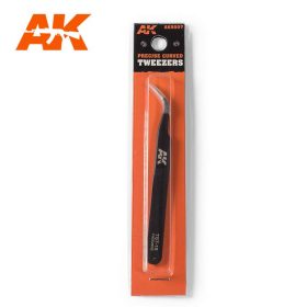   AK Interactive Tweezers Precise Curved (íves végű csipesz)
