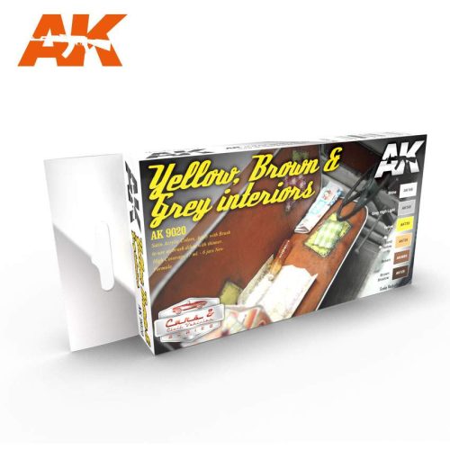 AK-Interactive Yellow, brown & grey colors (sárga, barna és szürke szett)