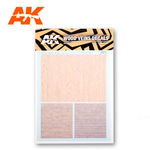 AK Interactive WOOD VEINS DECALS