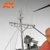 AK Interactive Elastic rigging bobbin mega-thin (Suitable for 1:700 and smaller scales)