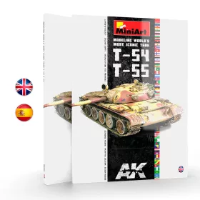   AK Interactive T-54/T-55 Modelando el Tanque más Icónico del Mundo - Spanish