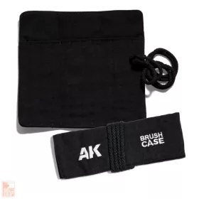   AK-Interactive Syntethic cloth case for brushes (without brushes)