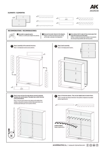 AK Interactive MODULAR ORGANIZER 18ml
