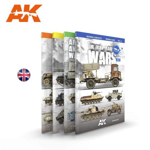 AK Interactive Modern Conflicts Profile Guide pack (4 VOLUMES)