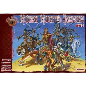 ALLIANCE 1:72 Modern Mounted Amazons, Set 1