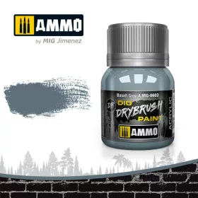 Ammo by Mig DRYBRUSH Basalt Grey