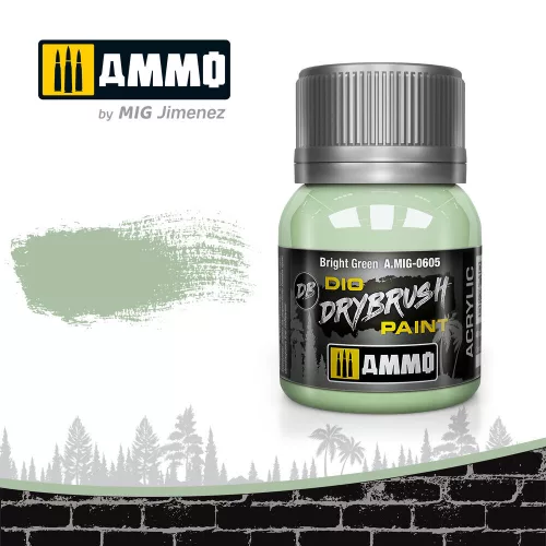 Ammo by Mig DRYBRUSH Bright Green