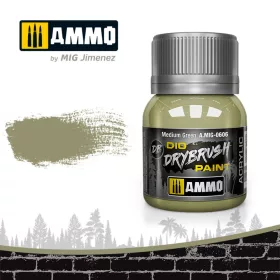 Ammo by Mig DRYBRUSH Medium Green
