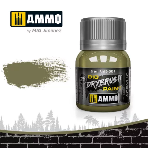 Ammo by Mig DRYBRUSH Green