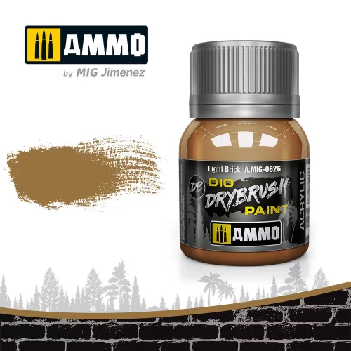 Ammo by Mig DRYBRUSH Light Brick