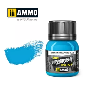 Ammo by Mig DRYBRUSH Saphire Blue