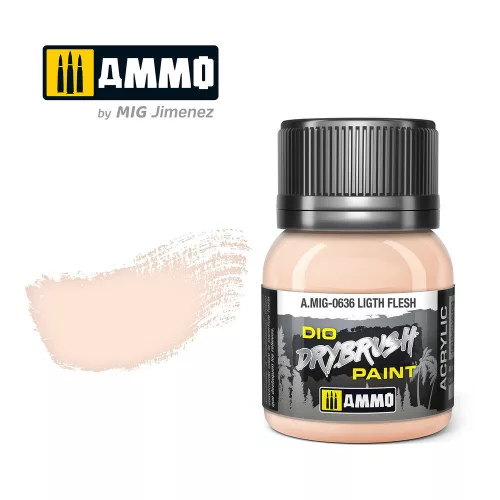 Ammo by Mig DRYBRUSH Light Flesh