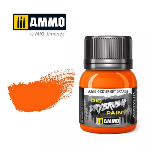 Ammo by Mig DRYBRUSH Bright Orange