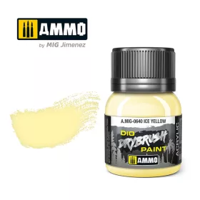 Ammo by Mig DRYBRUSH Ice Yellow