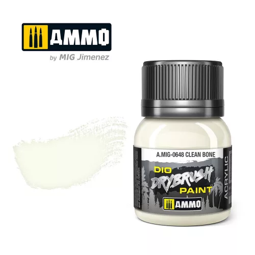 Ammo by Mig DRYBRUSH Clean Bone