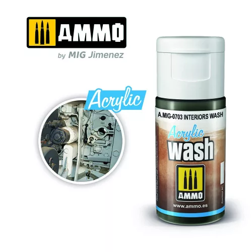 Ammo by Mig ACRYLIC WASH Interiors Wash