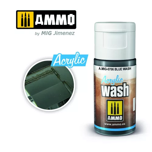 Ammo by Mig ACRYLIC WASH Blue Wash