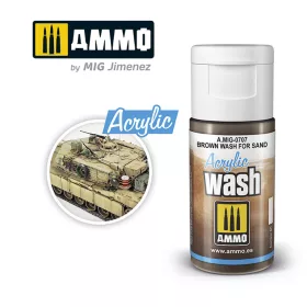 Ammo by Mig ACRYLIC WASH Brown Wash for Sand