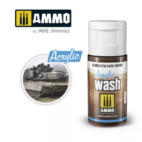 Ammo by Mig ACRYLIC WASH Dark Wash