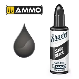 Ammo by Mig MATT SHADER Satin Black