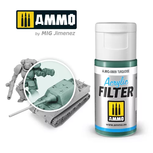 Ammo by Mig ACRYLIC FILTER Turquoise