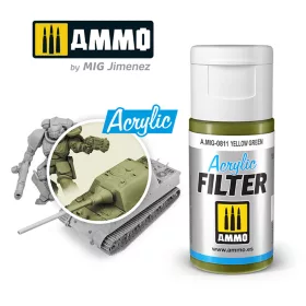 Ammo by Mig ACRYLIC FILTER Yellow Green