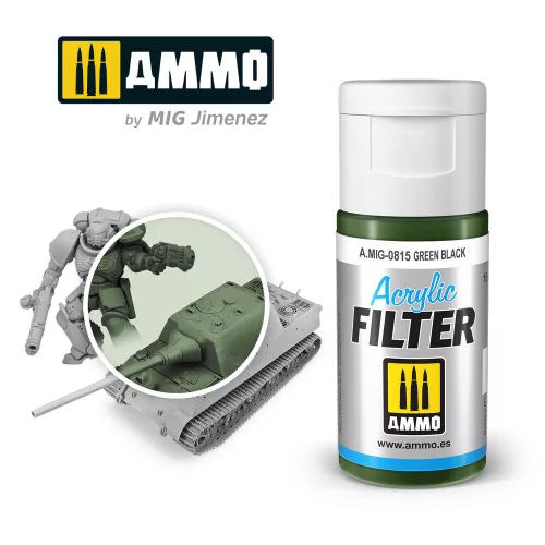 Ammo by Mig ACRYLIC FILTER Green Black