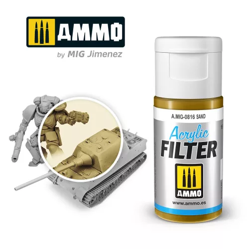 Ammo by Mig ACRYLIC FILTER Sand