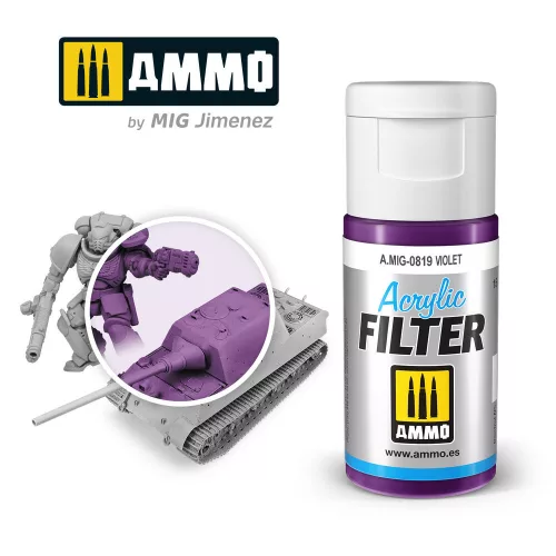 Ammo by Mig ACRYLIC FILTER Violet