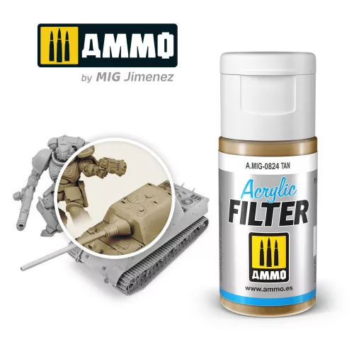 Ammo by Mig ACRYLIC FILTER Tan