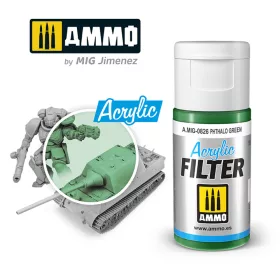Ammo by Mig ACRYLIC FILTER Phthalo Green