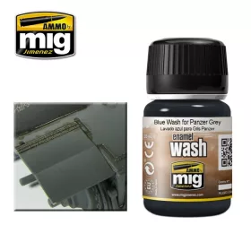 Ammo by Mig Blue WASH for Panzer Grey