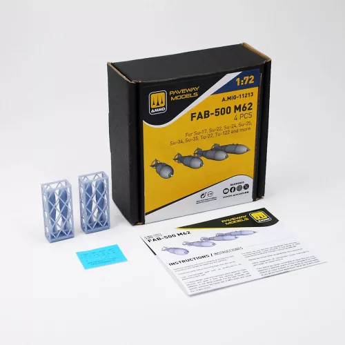Ammo by Mig 1:72 FAB-500 M62 (4 pcs)