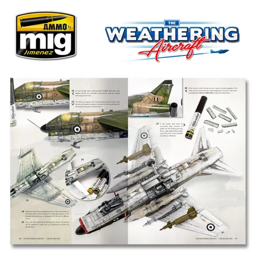 Ammo by Mig THE WEATHERING AIRCRAFT 15 - Grease and Dirt (English)