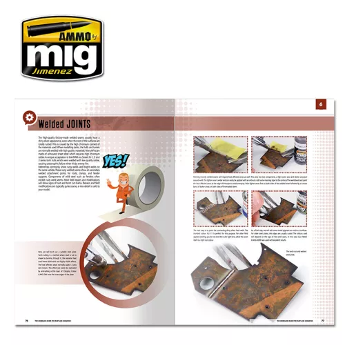 Ammo by Mig MODELLING SCHOOL - The Modeling Guide for Rust and Oxidation (English)