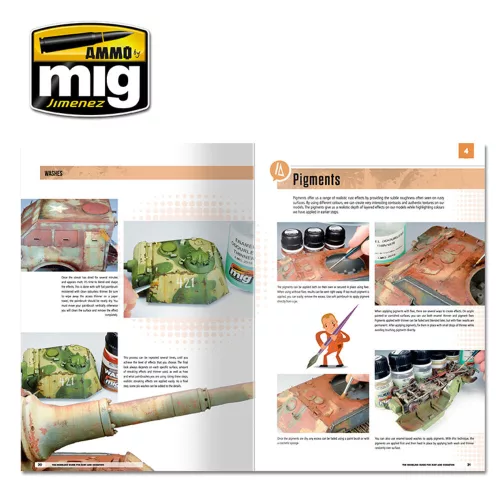 Ammo by Mig MODELLING SCHOOL - The Modeling Guide for Rust and Oxidation (English)