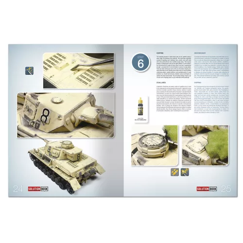 Ammo by Mig SOLUTION BOOK 19 - How to Paint WWII German D.A.K .Vehicles - (Multilingual)