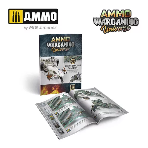 Ammo by Mig AMMO WARGAMING UNIVERSE Book 08 - Aircraft and Spaceship Weathering (English, Castellano, Polski)