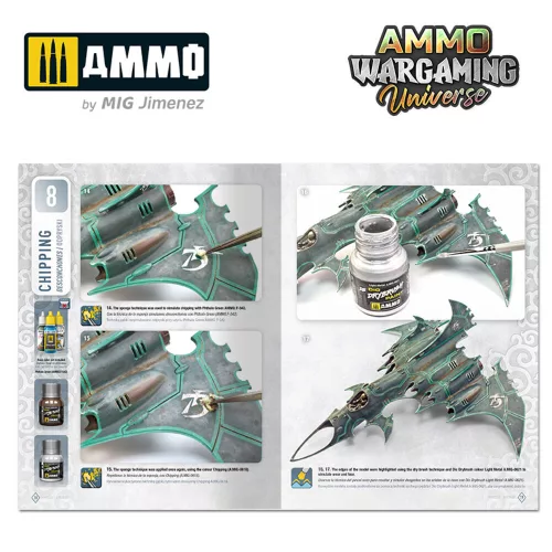 Ammo by Mig AMMO WARGAMING UNIVERSE Book 08 - Aircraft and Spaceship Weathering (English, Castellano, Polski)